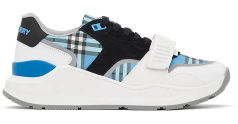 blue burberry|Burberry blue sneakers.